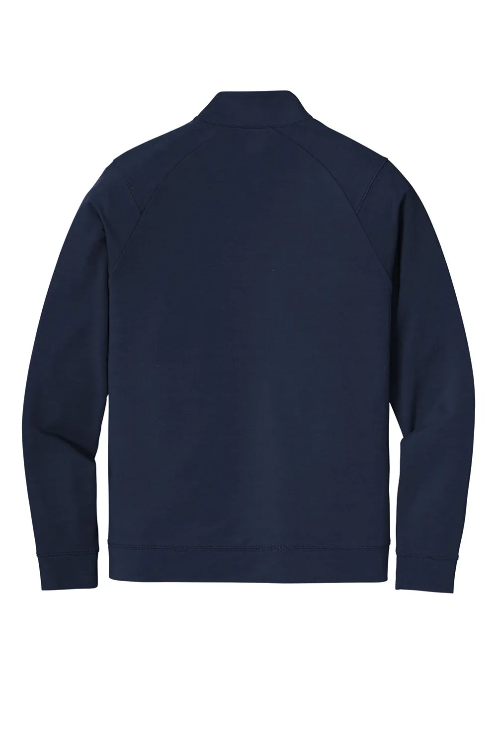 Sport-Tek Mens Flex Fleece Moisture Wicking Full Zip Sweatshirt w/ Pockets - True Navy Blue