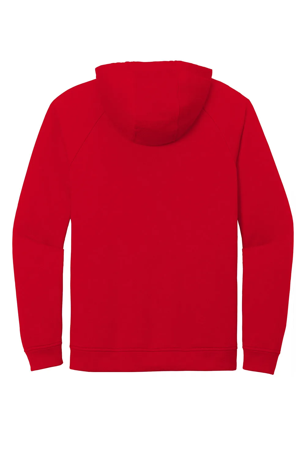 Sport-Tek Mens French Terry Hooded Sweatshirt Hoodie w/ Pouch Pocket - True Red