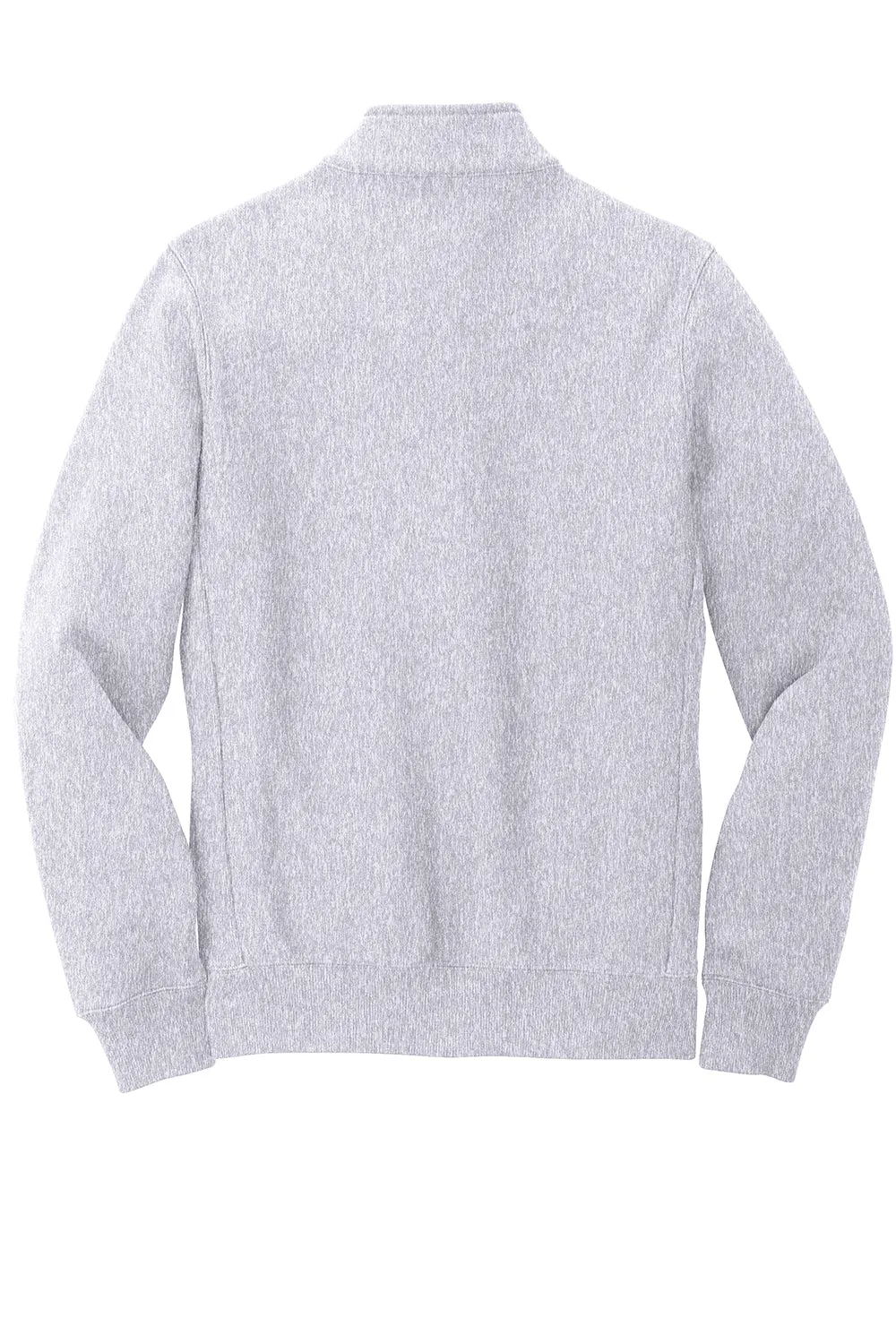Sport-Tek Mens Full Zip Sweatshirt w/ Pockets - Heather Grey