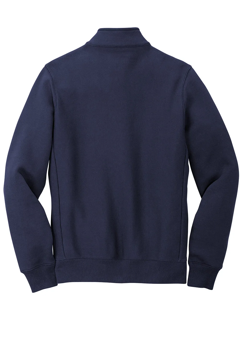 Sport-Tek Mens Full Zip Sweatshirt w/ Pockets - True Navy Blue