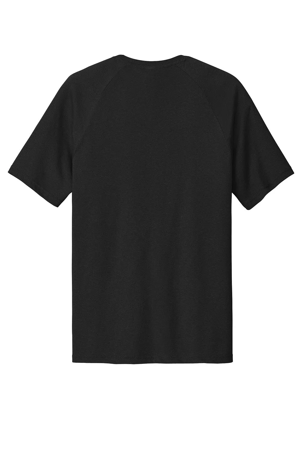 Sport-Tek Mens Halftime Raglan Short Sleeve Crewneck T-Shirt - Black