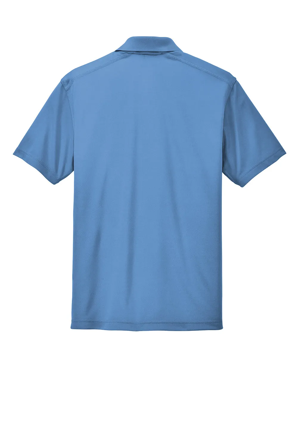 Sport-Tek Mens Micro-Mesh Moisture Wicking Short Sleeve Polo Shirt - Carolina Blue
