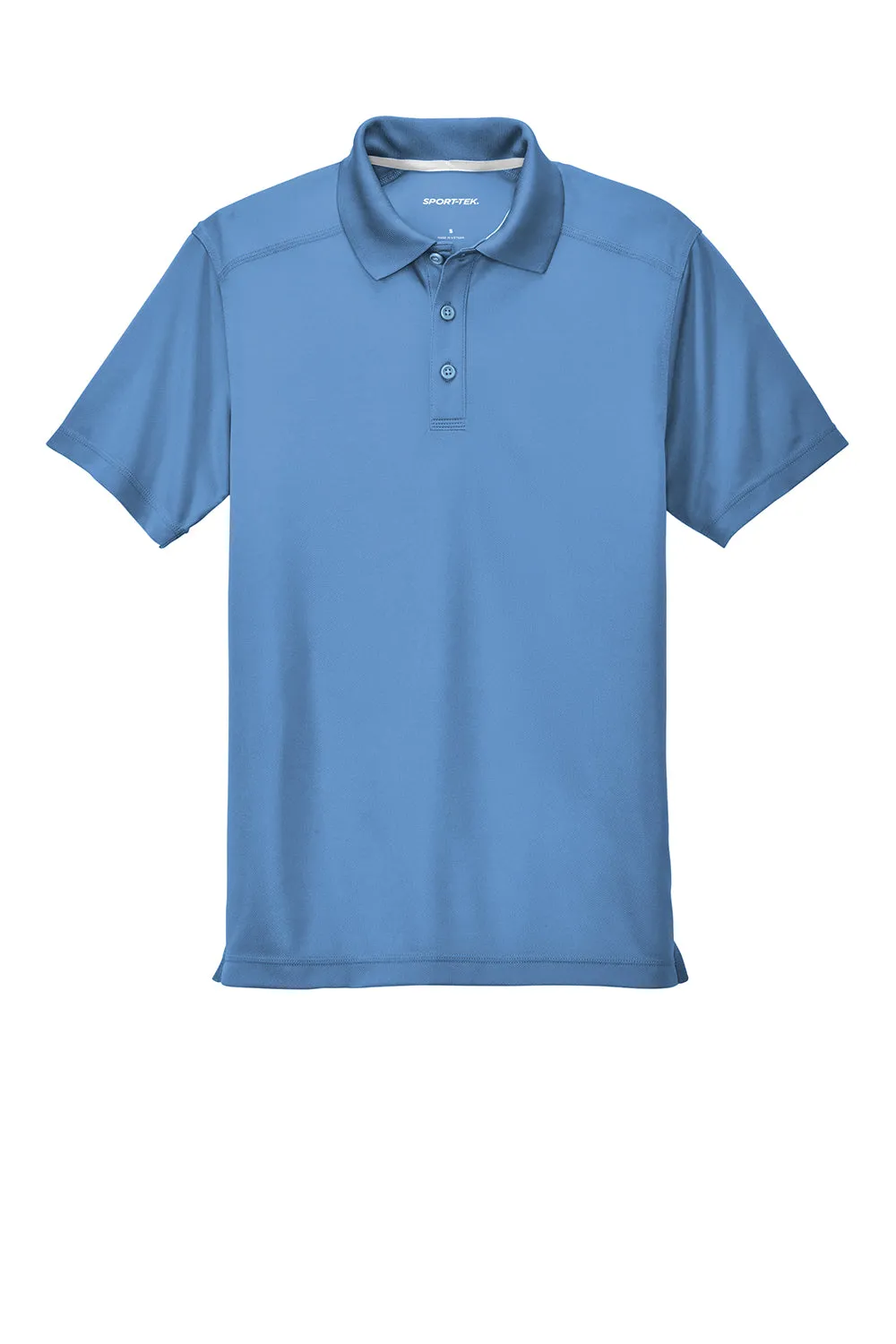 Sport-Tek Mens Micro-Mesh Moisture Wicking Short Sleeve Polo Shirt - Carolina Blue