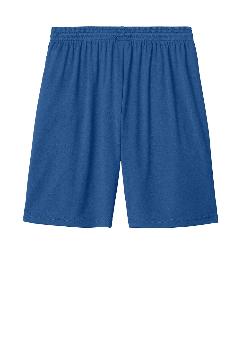 Sport-Tek Mens Moisture Wicking Competitor United Athletic Shorts - Royal Blue/White - Closeout