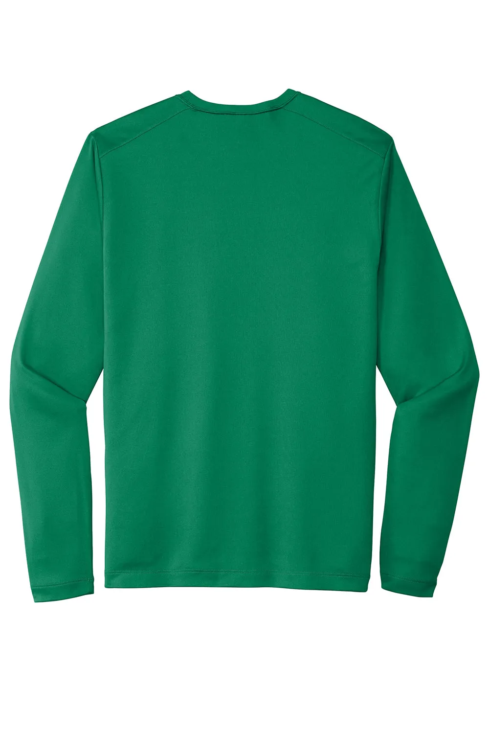 Sport-Tek Mens Moisture Wicking Long Sleeve Crewneck T-Shirt - Kelly Green