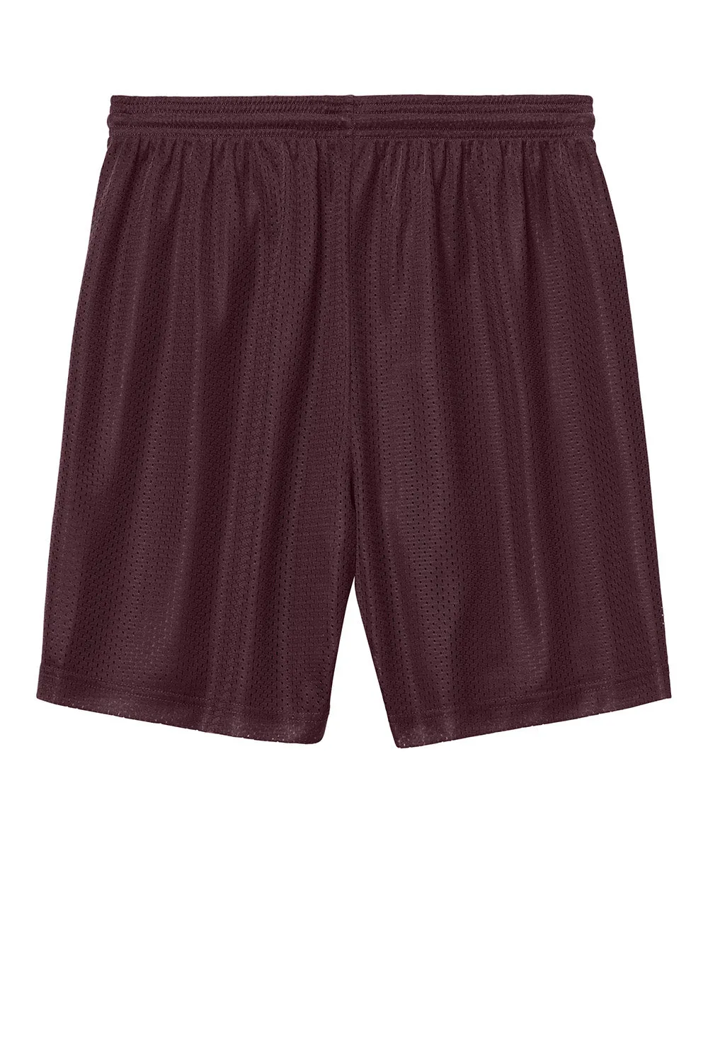 Sport-Tek Mens Moisture Wicking Mesh Athletic Shorts - Maroon