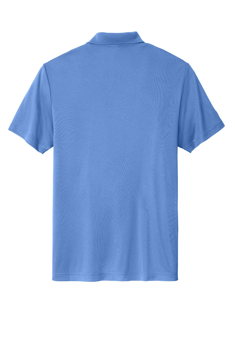 Sport-Tek Mens Moisture Wicking Re-Compete Short Sleeve Polo Shirt - Carolina Blue