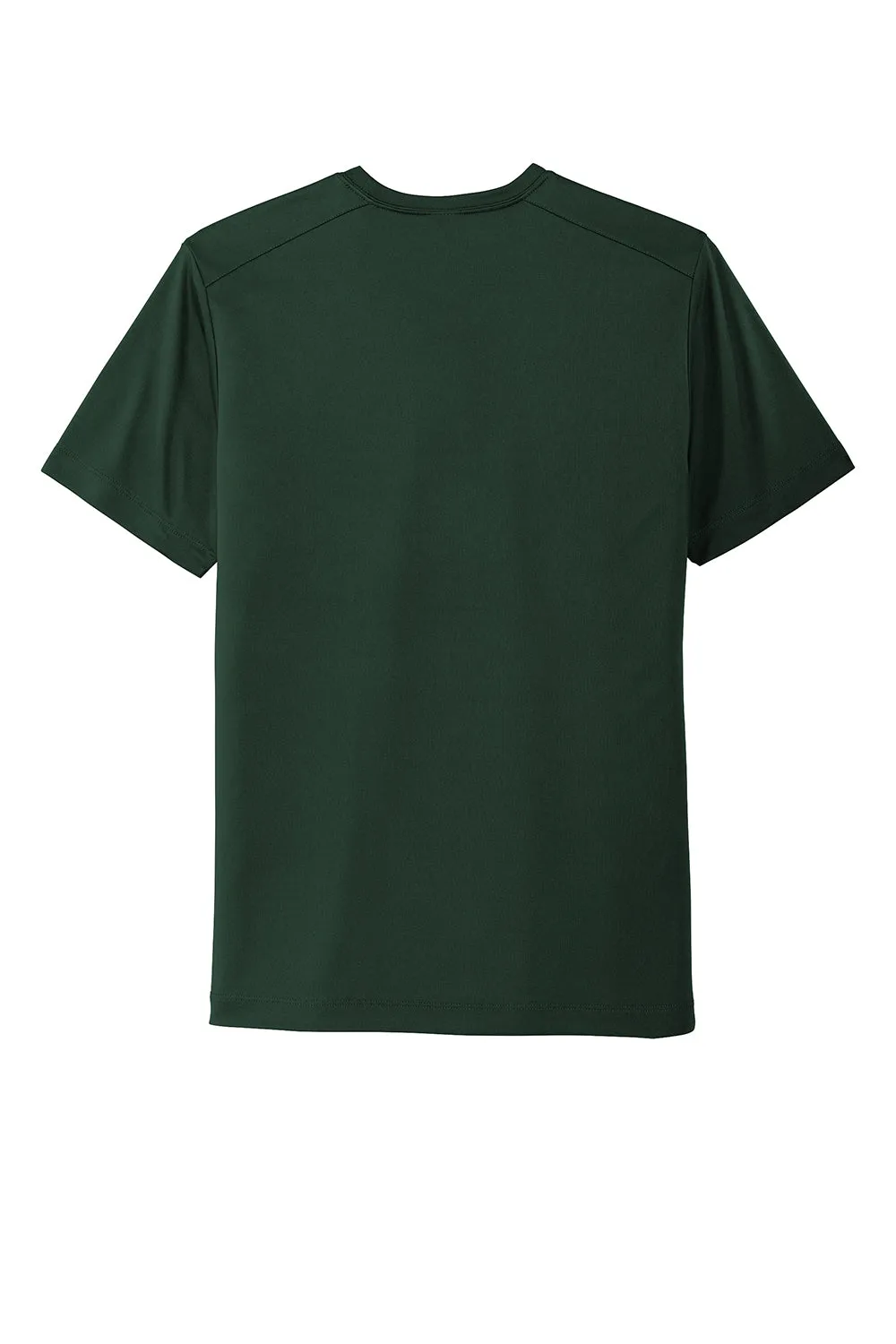 Sport-Tek Mens Moisture Wicking Short Sleeve Crewneck T-Shirt - Forest Green