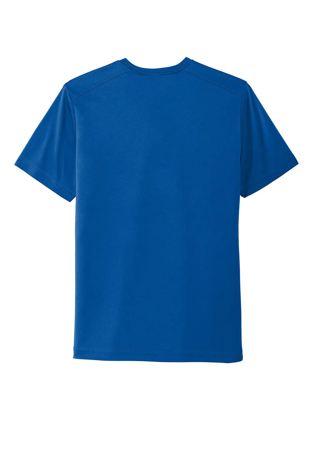 Sport-Tek Mens Moisture Wicking Short Sleeve Crewneck T-Shirt - True Royal Blue