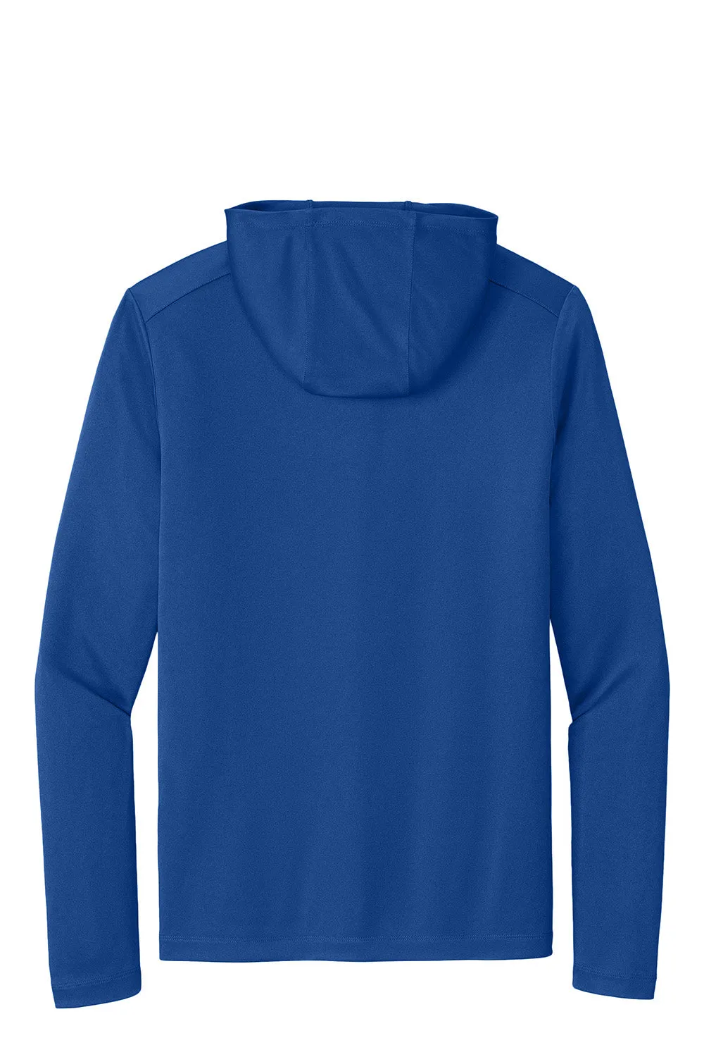 Sport-Tek Mens Posi-UV Pro Moisture Wicking Long Sleeve Hooded T-Shirt Hoodie - True Royal Blue