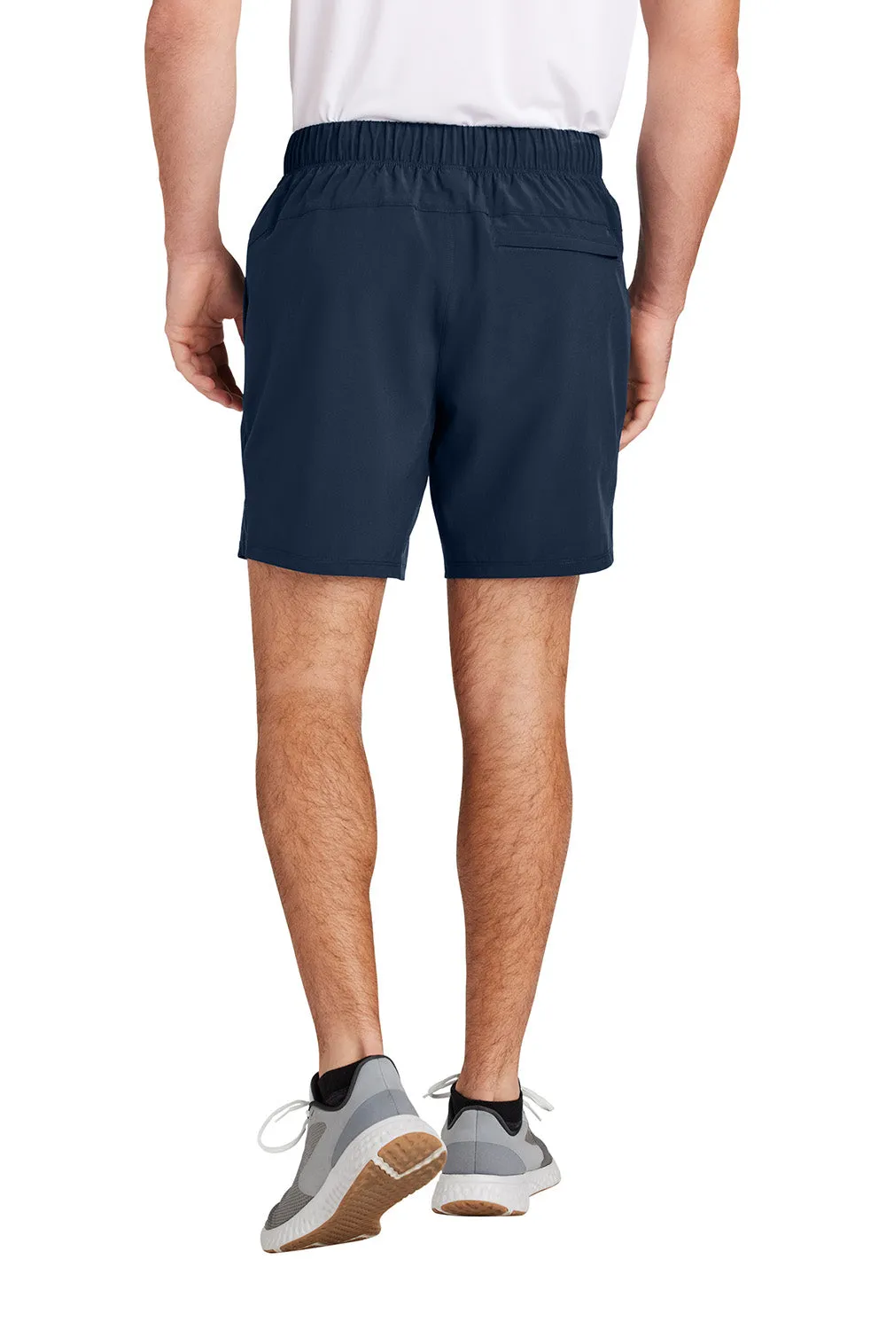 Sport-Tek Mens Repeat Moisture Wicking Shorts w/ Pockets - True Navy Blue