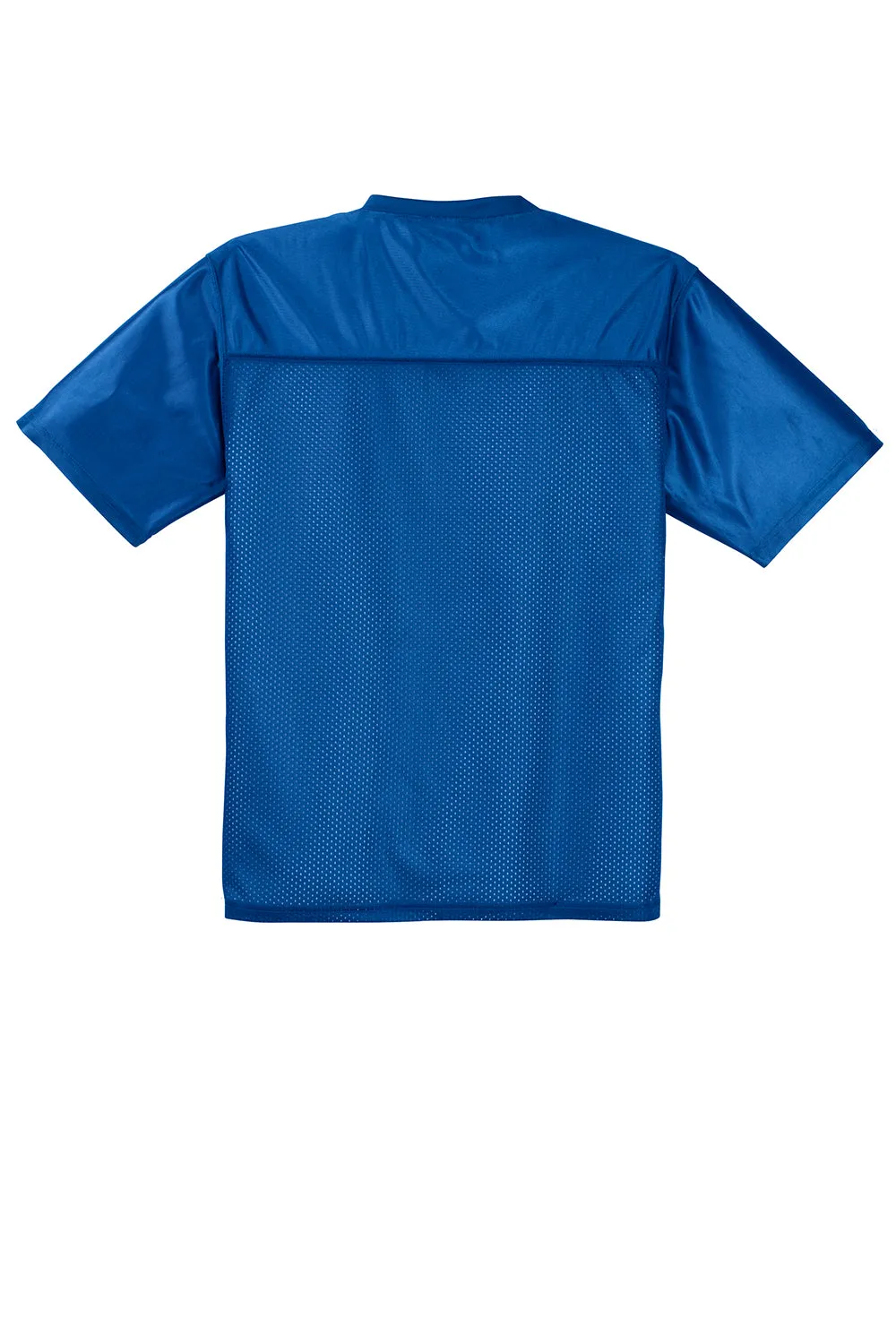 Sport-Tek Mens Short Sleeve V-Neck T-Shirt - True Royal Blue