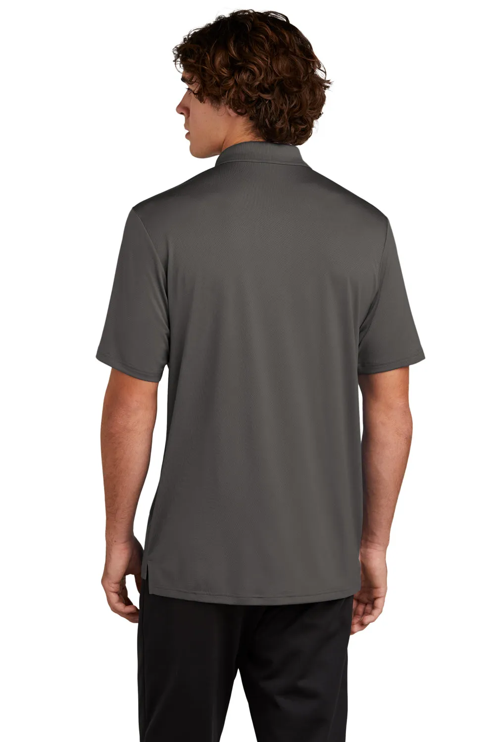 Sport-Tek Mens Sideline Moisture Wicking Short Sleeve Polo Shirt - Graphite Grey