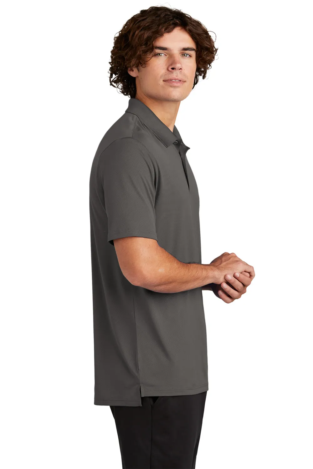 Sport-Tek Mens Sideline Moisture Wicking Short Sleeve Polo Shirt - Graphite Grey