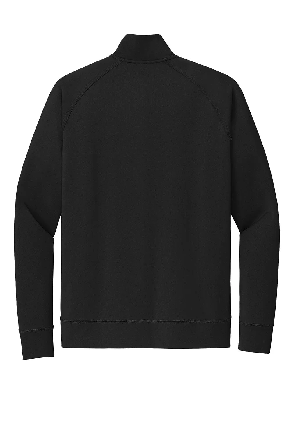 Sport-Tek Mens Sport-Wick Moisture Wicking Full Zip Cadet Jacket - Black