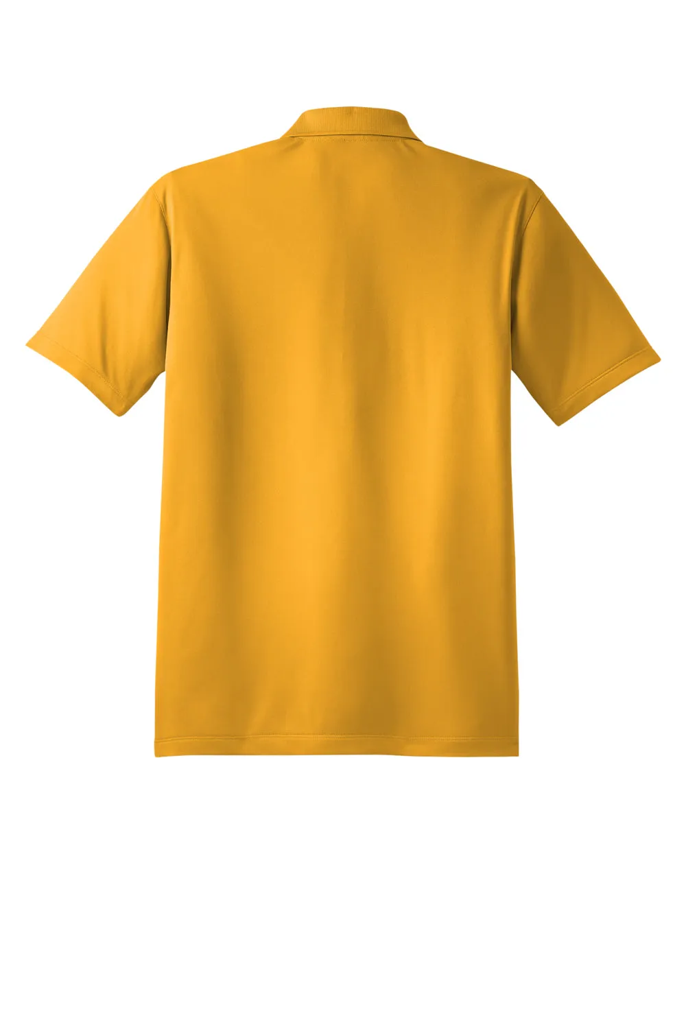 Sport-Tek Mens Sport-Wick Moisture Wicking Short Sleeve Polo Shirt - Gold