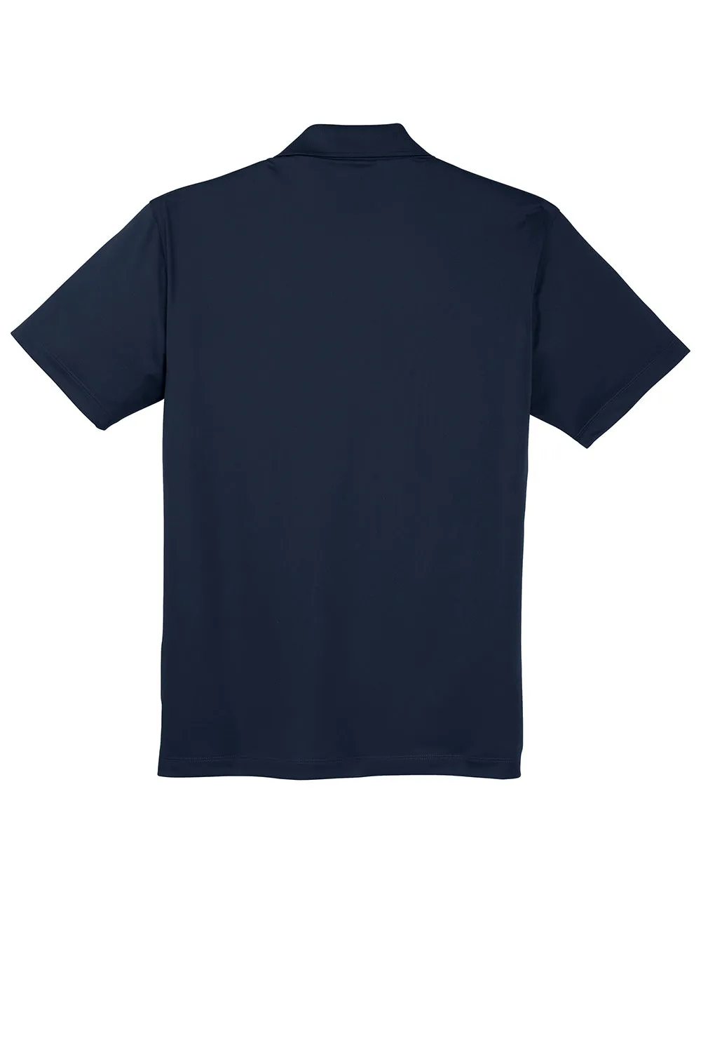 Sport-Tek Mens Sport-Wick Moisture Wicking Short Sleeve Polo Shirt w/ Pocket - True Navy Blue