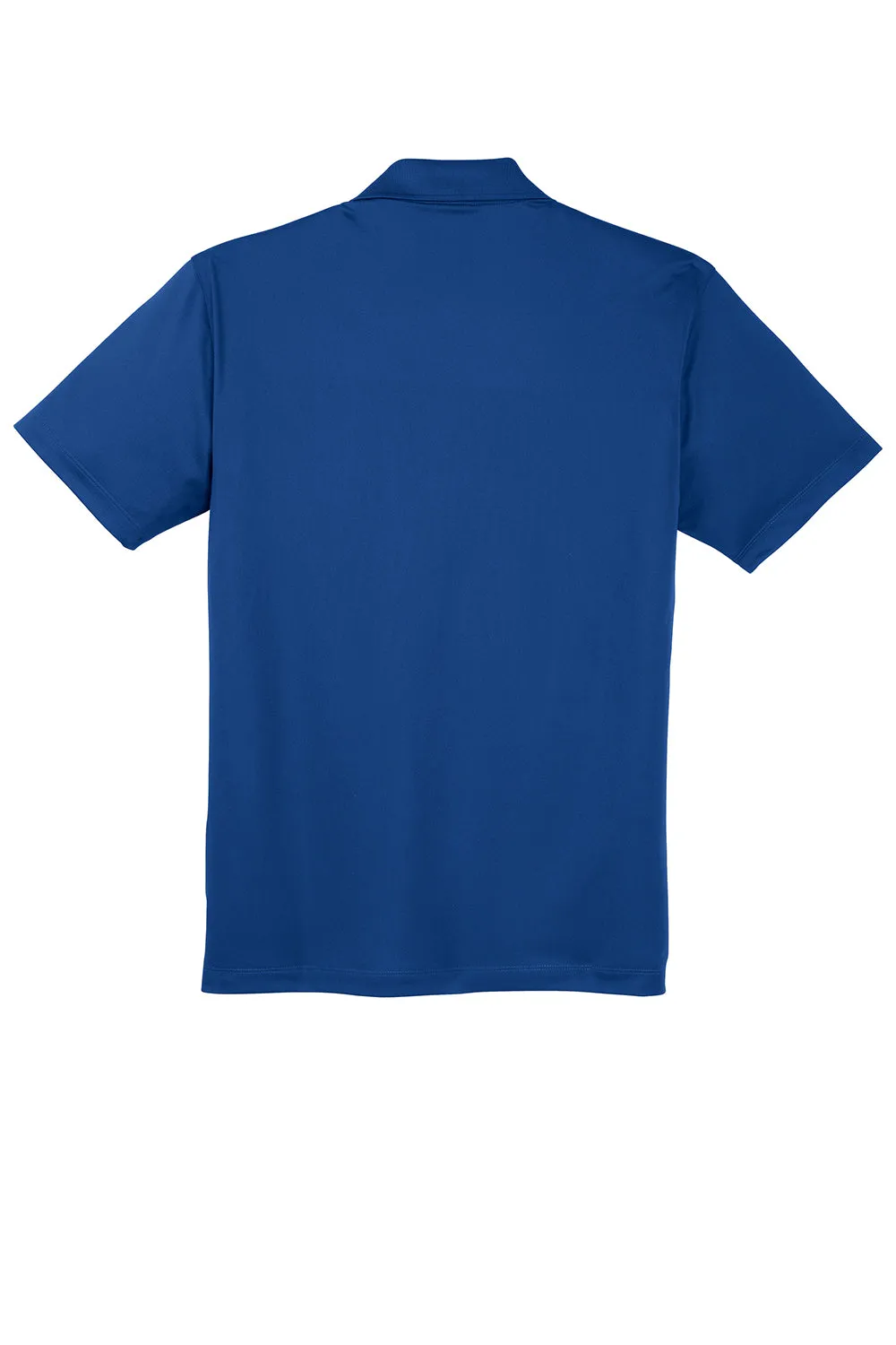 Sport-Tek Mens Sport-Wick Moisture Wicking Short Sleeve Polo Shirt w/ Pocket - True Royal Blue