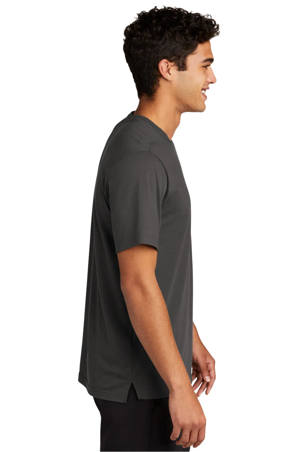 Sport-Tek Mens Strive Moisture Wicking Short Sleeve Crewneck T-Shirt - Graphite Grey