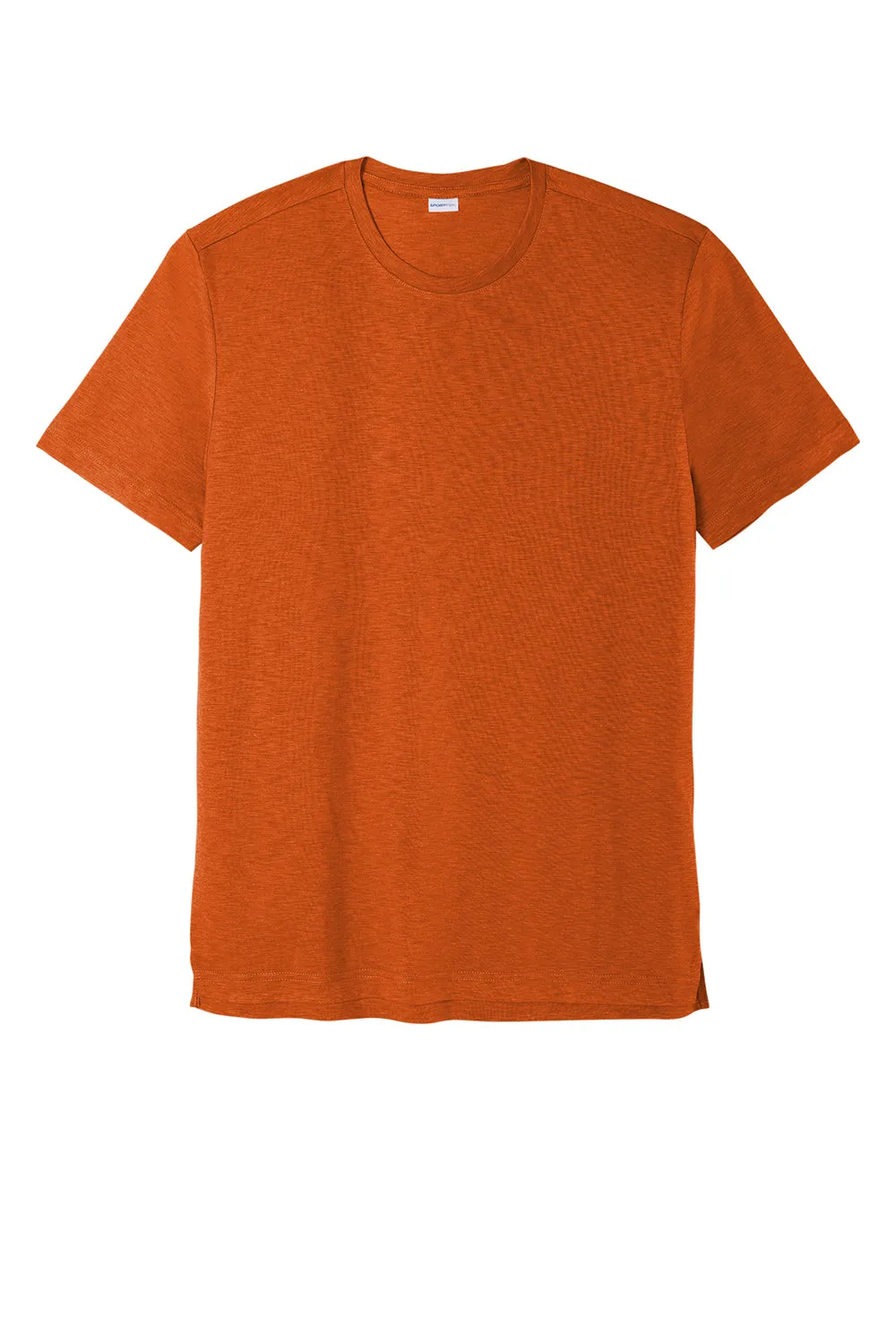 Sport-Tek Mens Strive Moisture Wicking Short Sleeve Crewneck T-Shirt - Texas Orange - Closeout