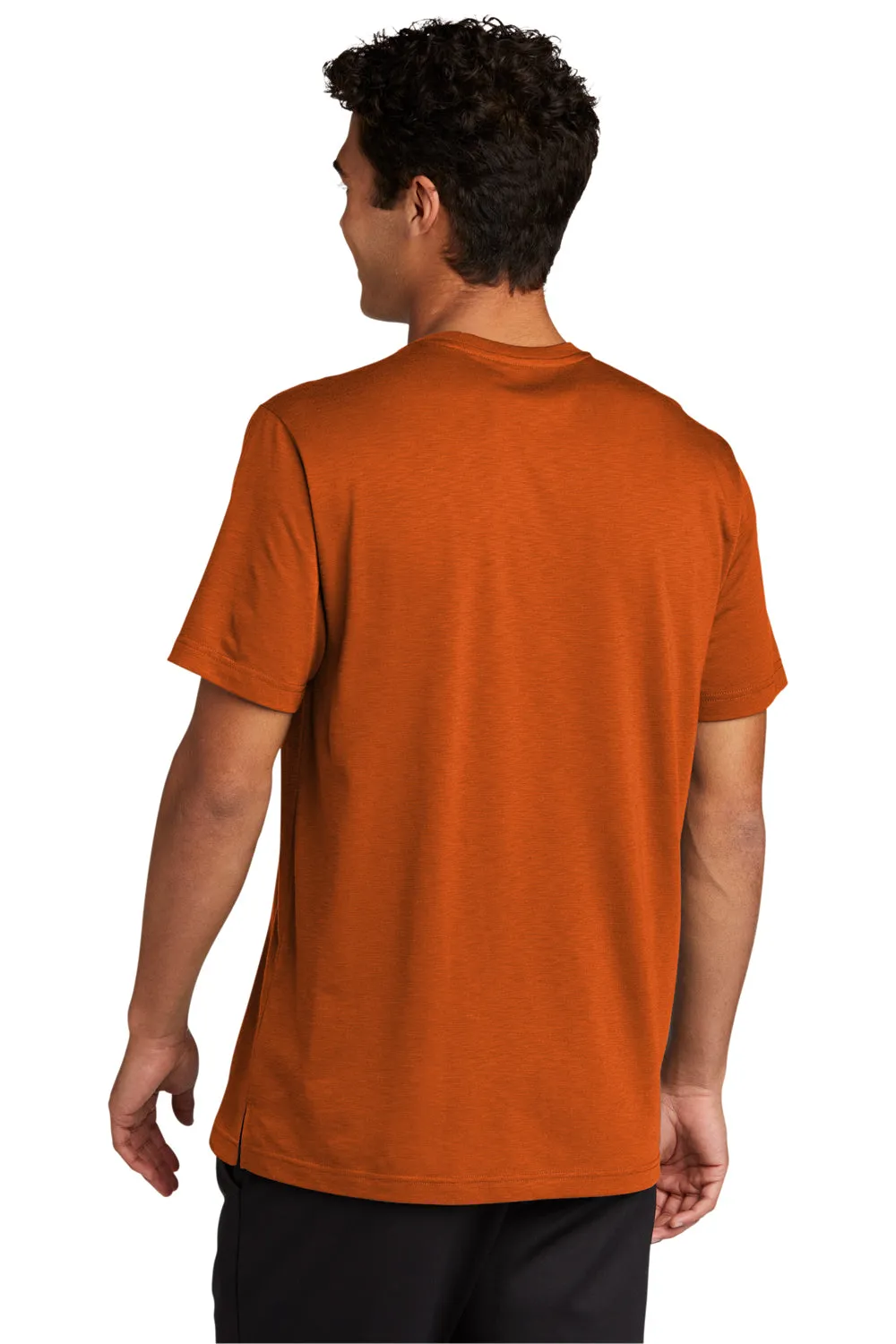 Sport-Tek Mens Strive Moisture Wicking Short Sleeve Crewneck T-Shirt - Texas Orange - Closeout