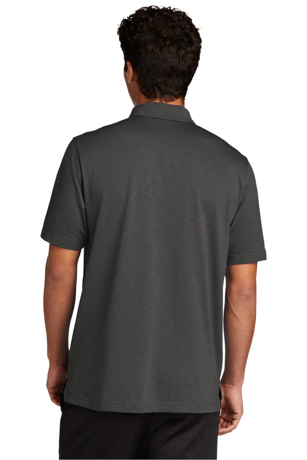 Sport-Tek Mens Strive Moisture Wicking Short Sleeve Polo Shirt - Graphite Grey