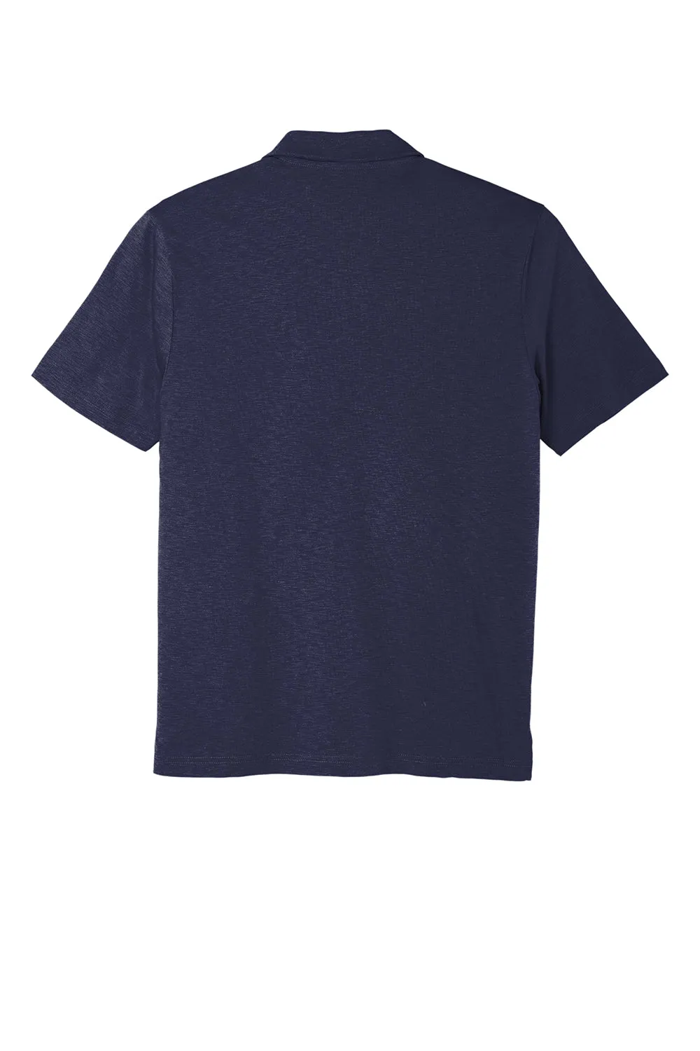 Sport-Tek Mens Strive Moisture Wicking Short Sleeve Polo Shirt - True Navy Blue