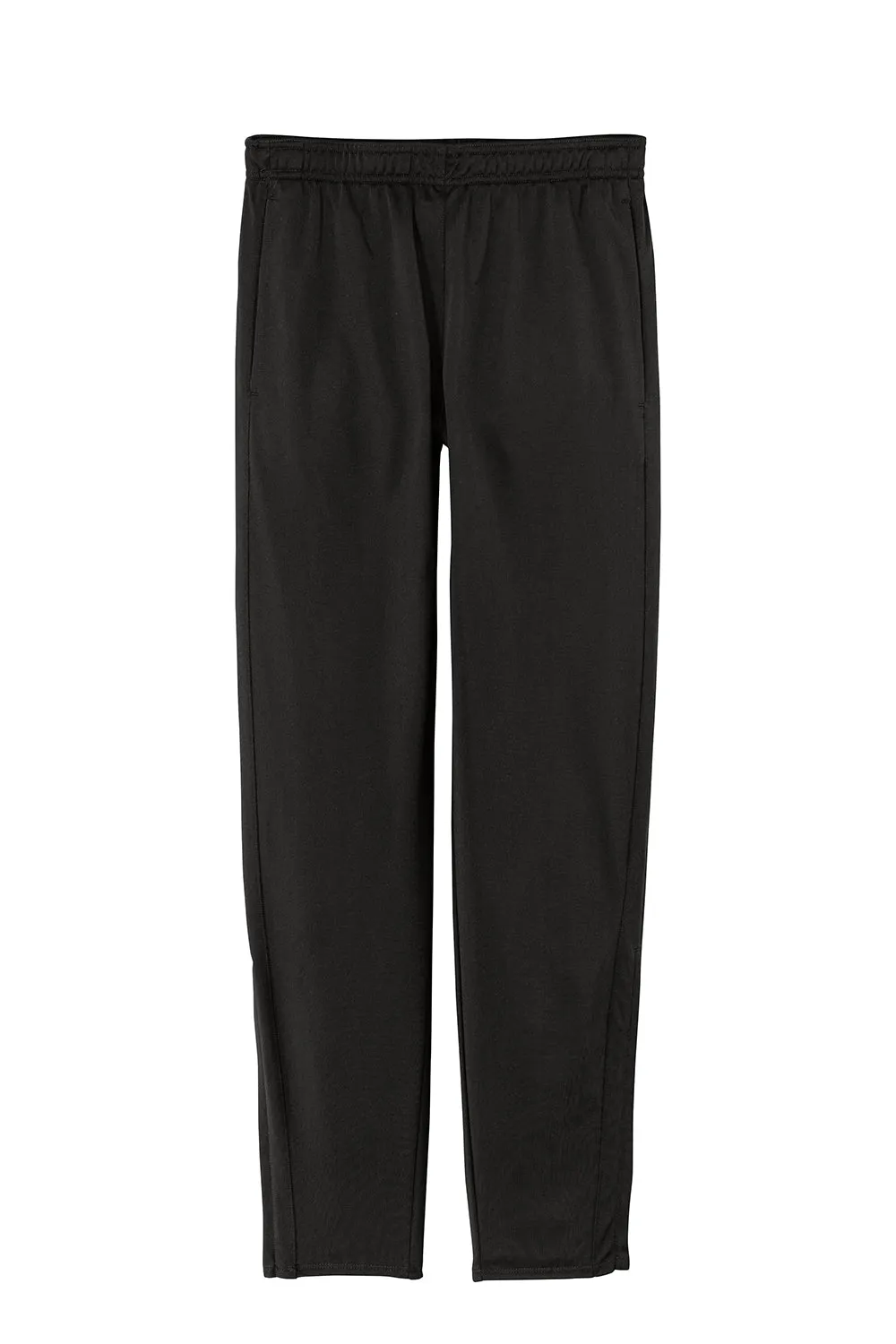 Sport-Tek Mens Tricot Track Pants w/ Pockets - Black