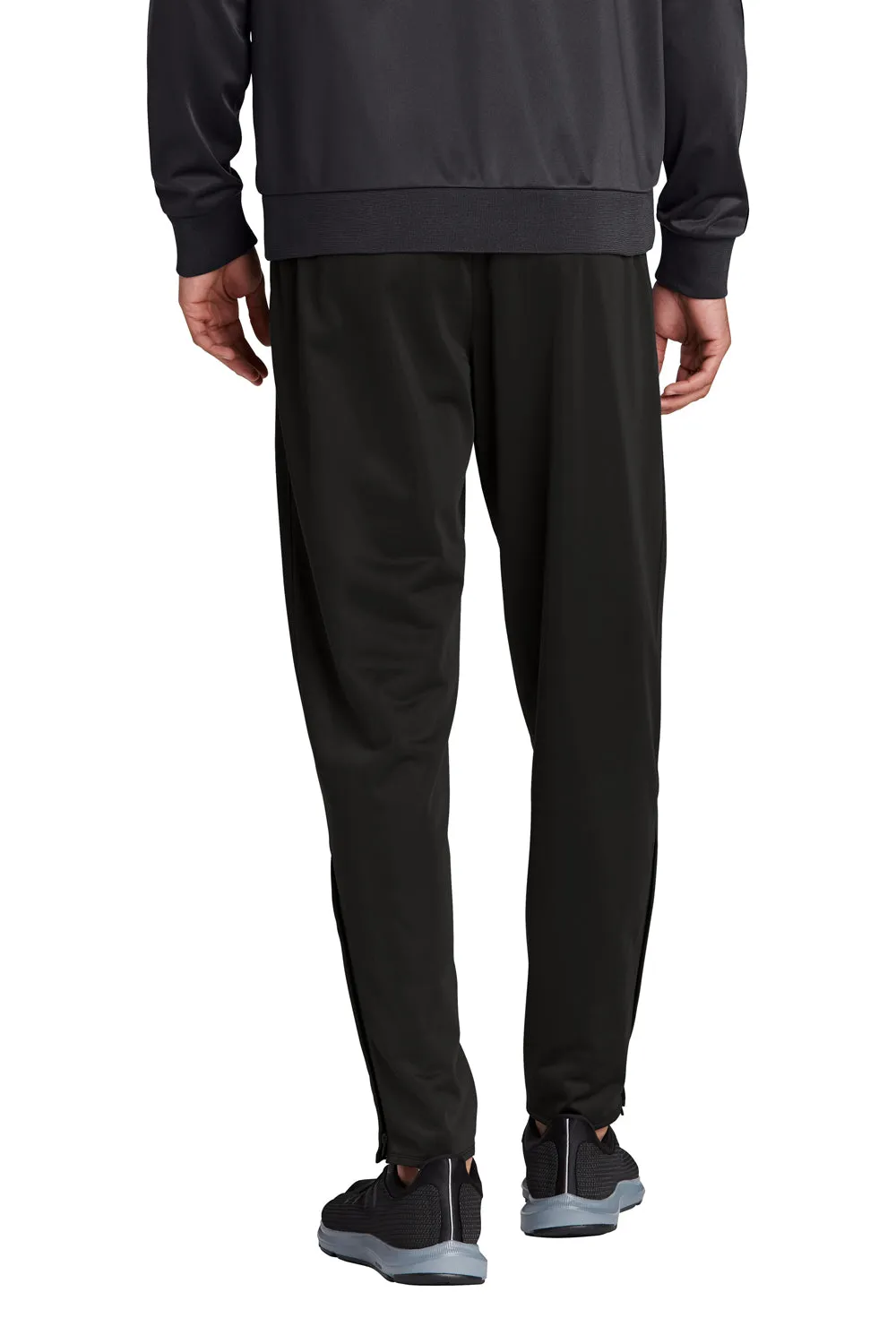 Sport-Tek Mens Tricot Track Pants w/ Pockets - Black