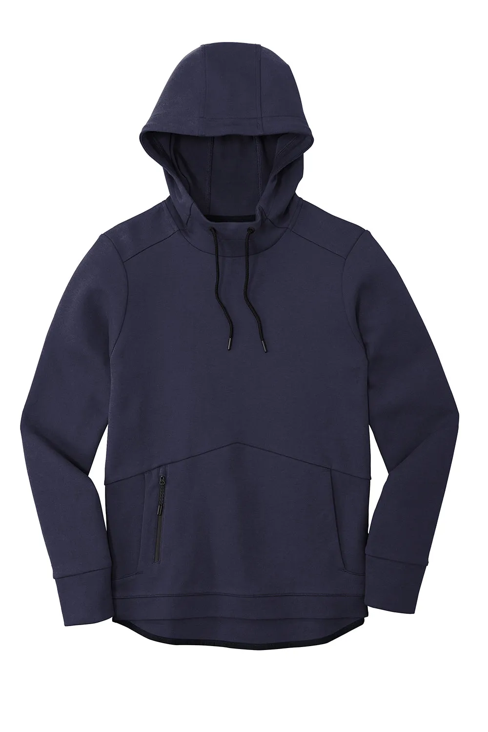 Sport-Tek Mens Triumph Fleece Hooded Sweatshirt Hoodie w/ Pouch Pocket - Navy Blue