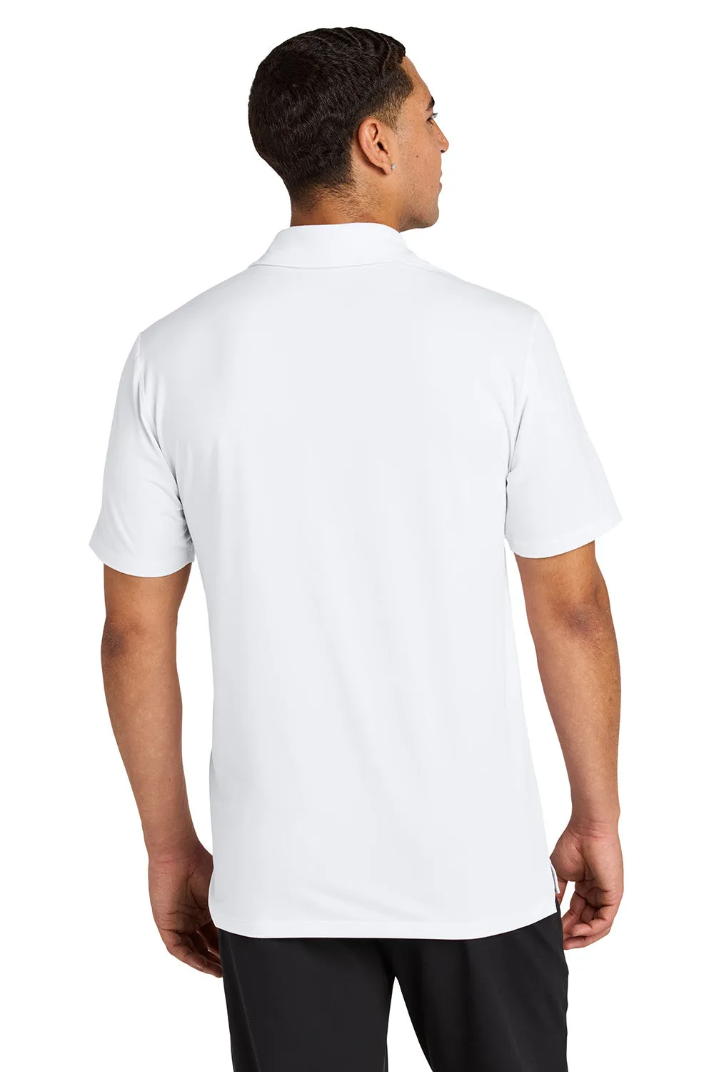 Sport-Tek Mens Versa Moisture Wicking Short Sleeve Polo Shirt - White
