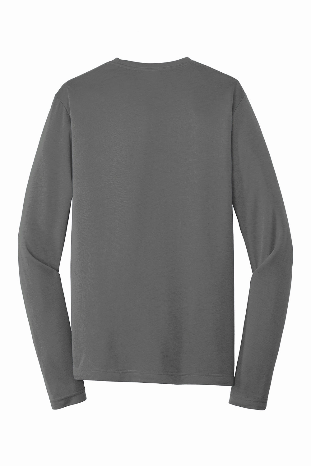 Sport-Tek Mens Competitor Moisture Wicking Long Sleeve Crewneck T-Shirt - Dark Smoke Grey