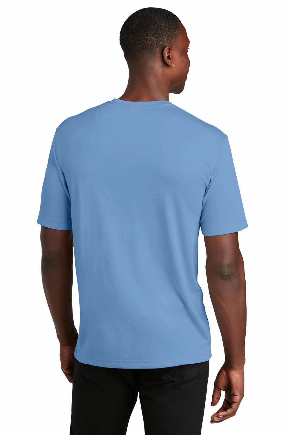 Sport-Tek Mens Competitor Moisture Wicking Short Sleeve Crewneck T-Shirt - Carolina Blue