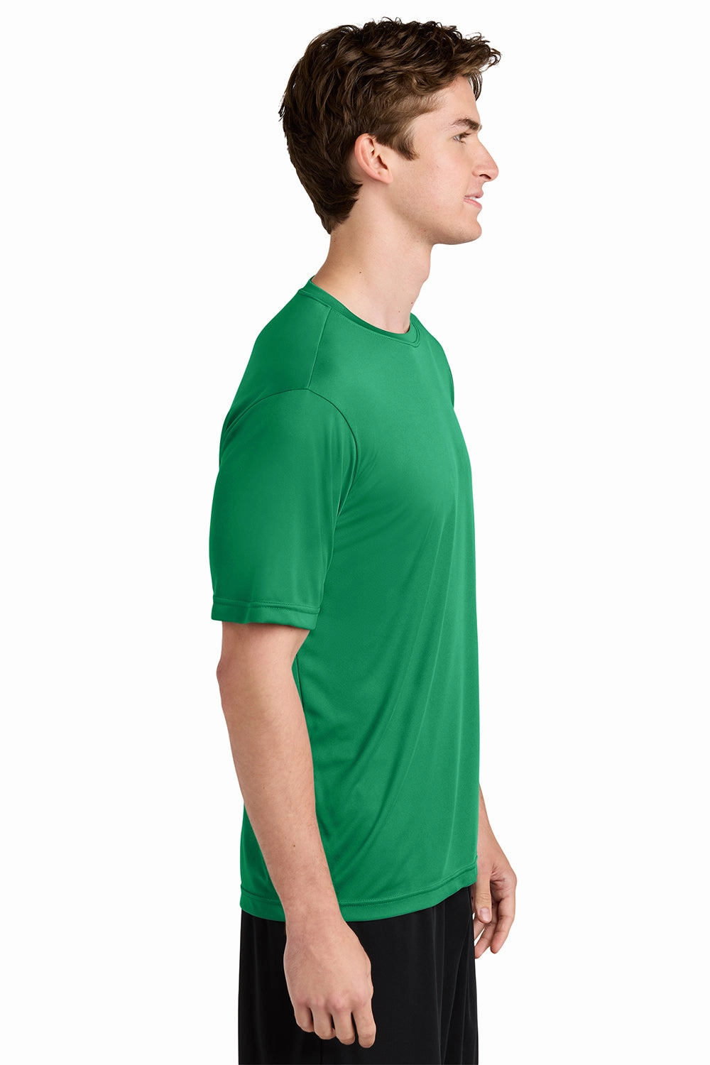 Sport-Tek Mens Competitor Moisture Wicking Short Sleeve Crewneck T-Shirt - Kelly Green