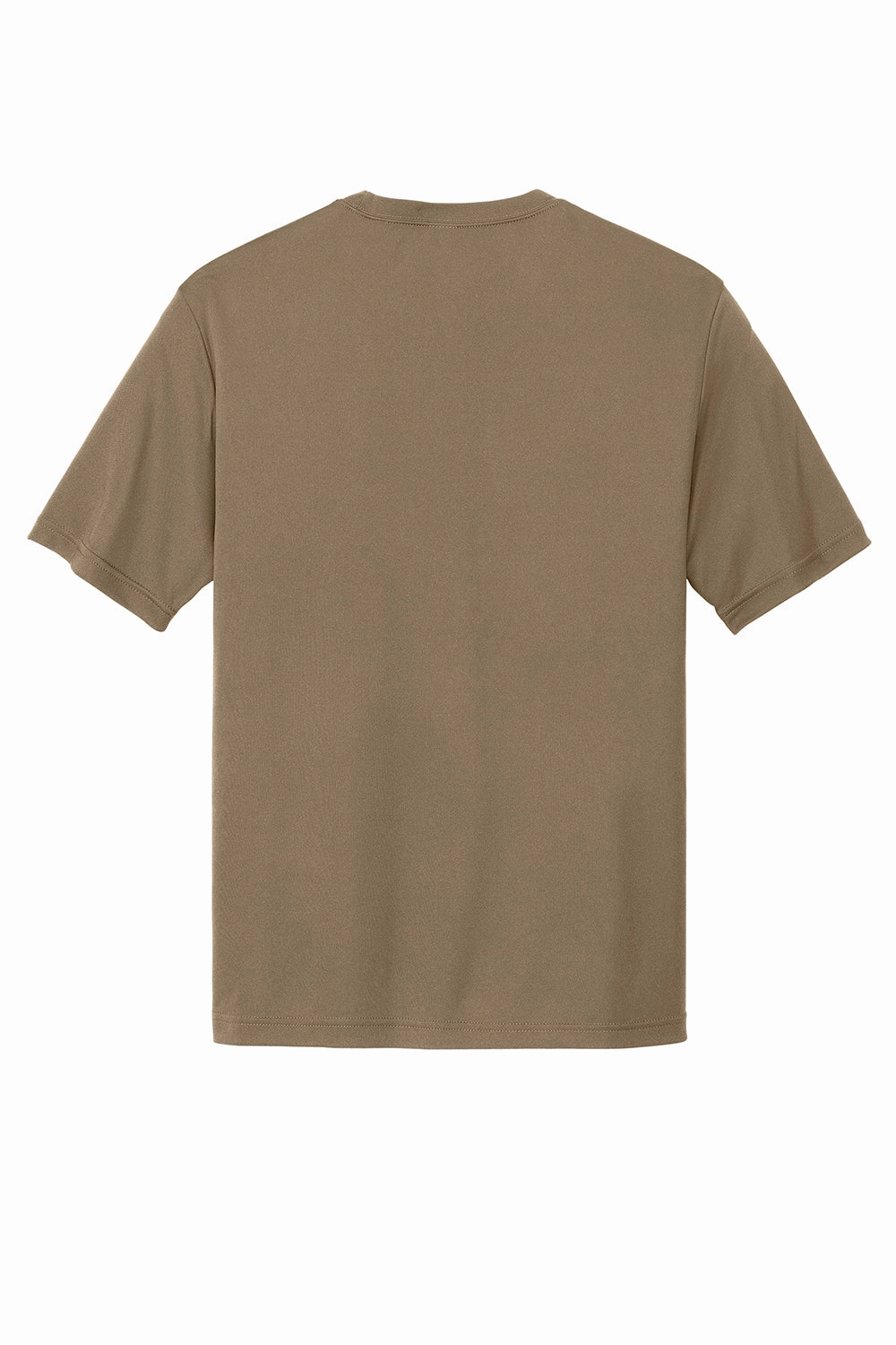 Sport-Tek Mens Competitor Moisture Wicking Short Sleeve Crewneck T-Shirt - Woodland Brown
