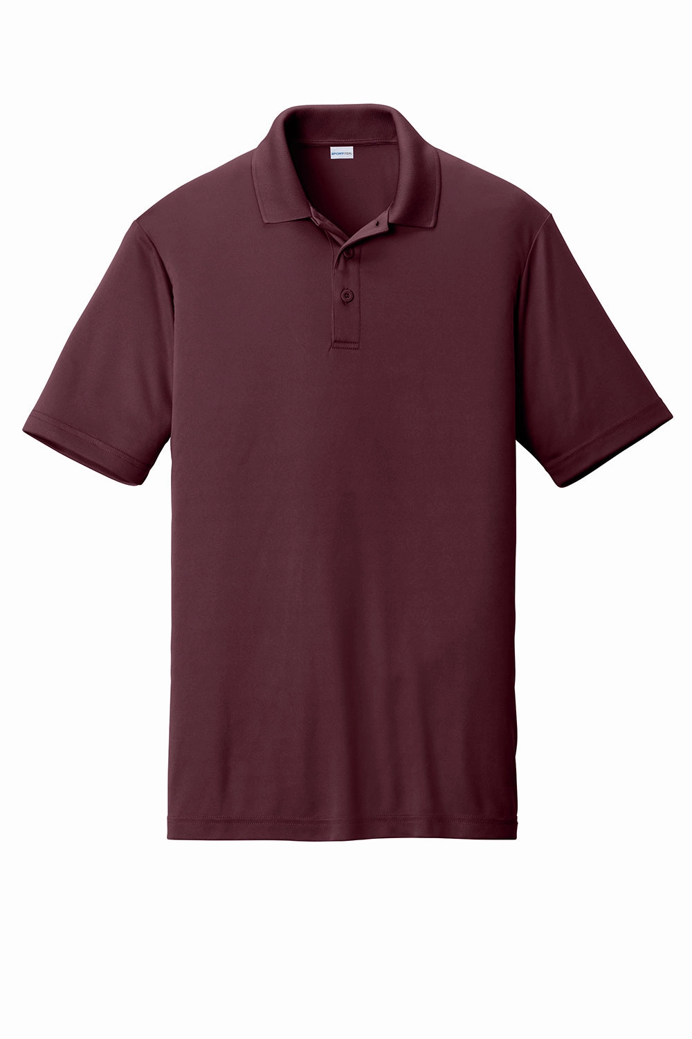 Sport-Tek Mens Competitor Moisture Wicking Short Sleeve Polo Shirt - Maroon