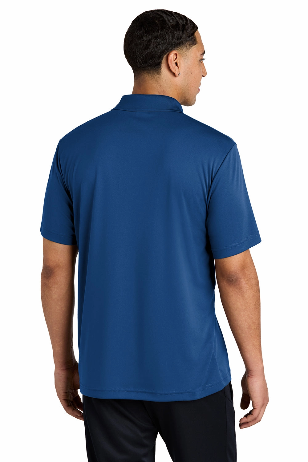 Sport-Tek Mens Competitor Moisture Wicking Short Sleeve Polo Shirt - Royal Blue - Closeout