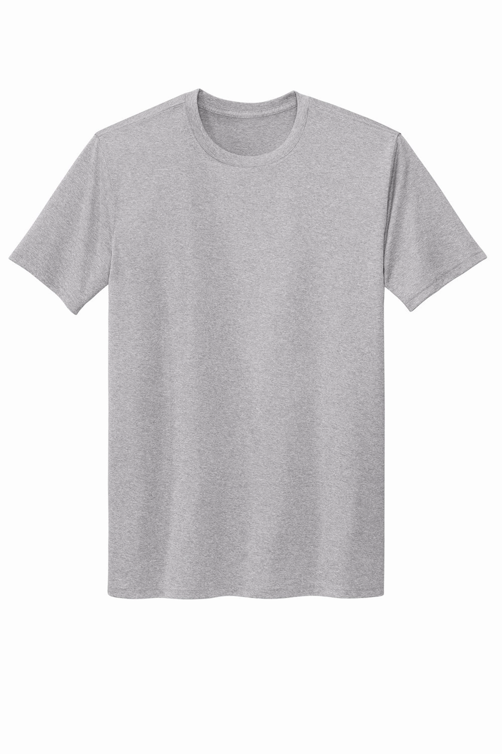 Sport-Tek Mens Echo Moisture Wicking Short Sleeve Crewneck T-Shirt - Heather Grey