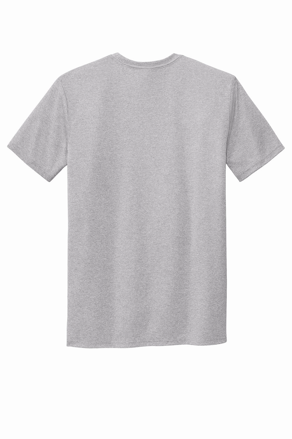 Sport-Tek Mens Echo Moisture Wicking Short Sleeve Crewneck T-Shirt - Heather Grey