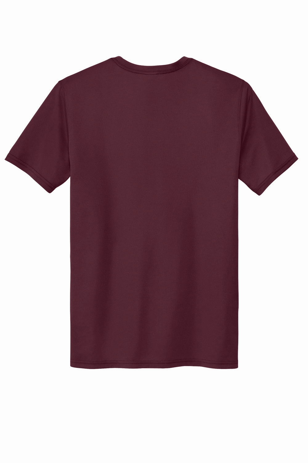 Sport-Tek Mens Echo Moisture Wicking Short Sleeve Crewneck T-Shirt - Maroon