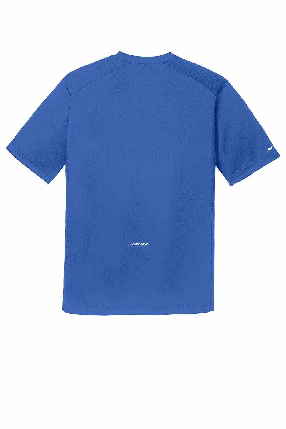 Sport-Tek Mens Elevate Moisture Wicking Short Sleeve Crewneck T-Shirt - True Royal Blue