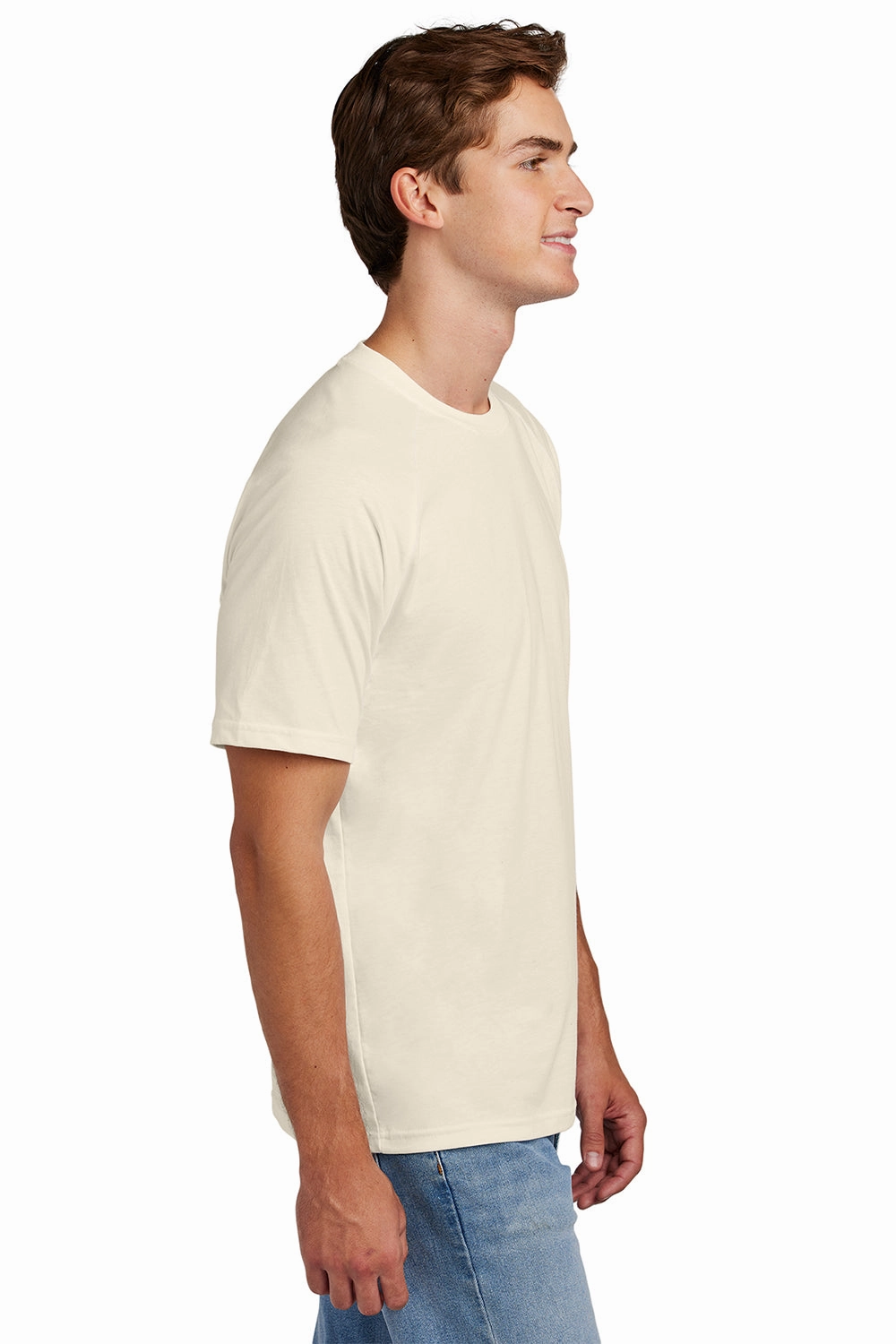 Sport-Tek Mens Halftime Raglan Short Sleeve Crewneck T-Shirt - Ecru