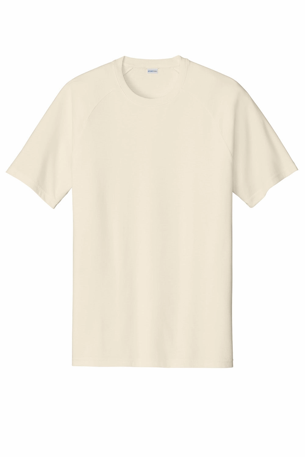 Sport-Tek Mens Halftime Raglan Short Sleeve Crewneck T-Shirt - Ecru