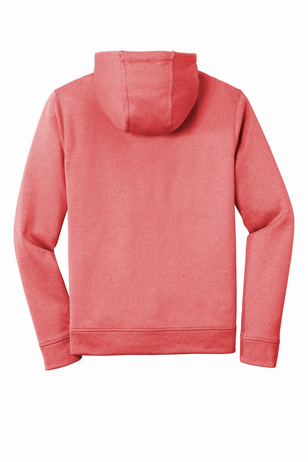 Sport-Tek Mens Heather Sport-Wick Moisture Wicking Fleece Hooded Sweatshirt Hoodie w/ Pouch Pocket - Heather Deep Red - Closeout