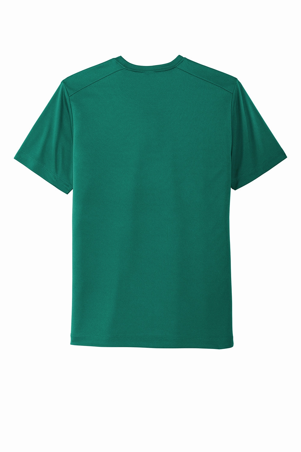Sport-Tek Mens Moisture Wicking Short Sleeve Crewneck T-Shirt - Marine Green - Closeout