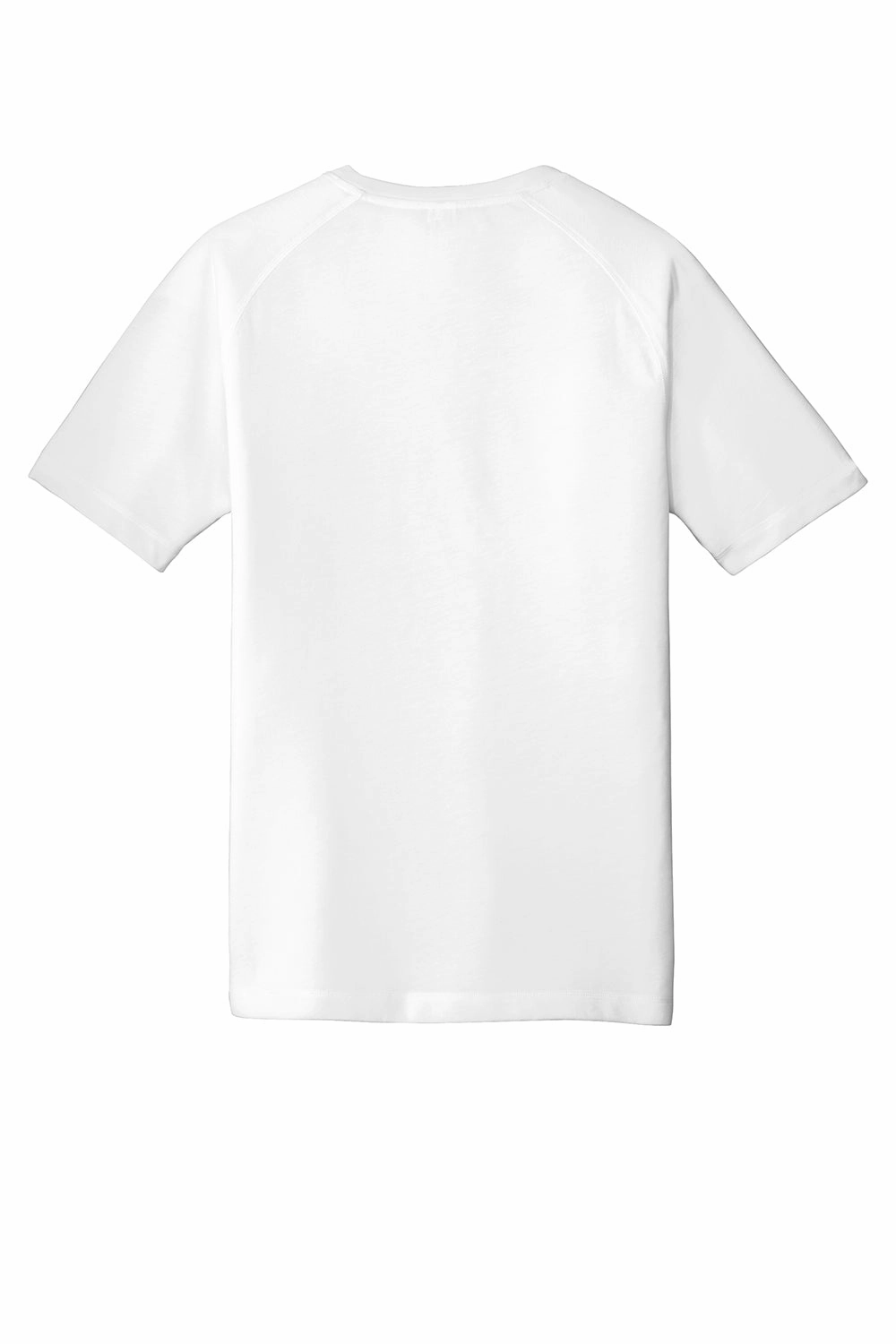 Sport-Tek Mens Moisture Wicking Short Sleeve Crewneck T-Shirt - White