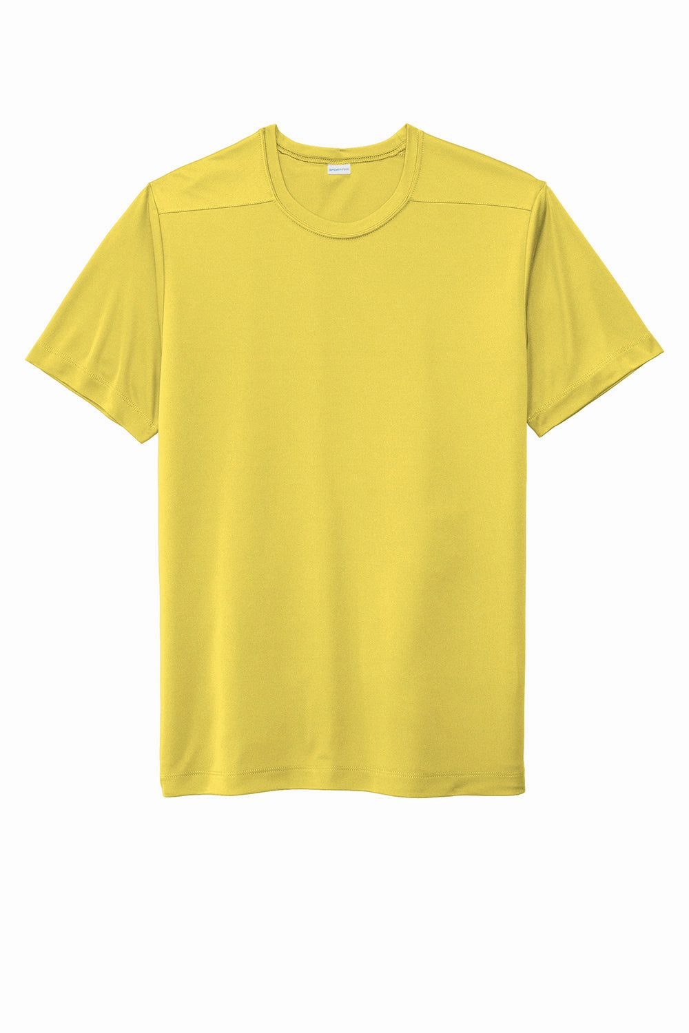 Sport-Tek Mens Moisture Wicking Short Sleeve Crewneck T-Shirt - Yellow