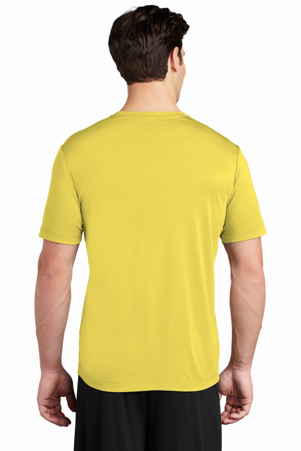 Sport-Tek Mens Moisture Wicking Short Sleeve Crewneck T-Shirt - Yellow