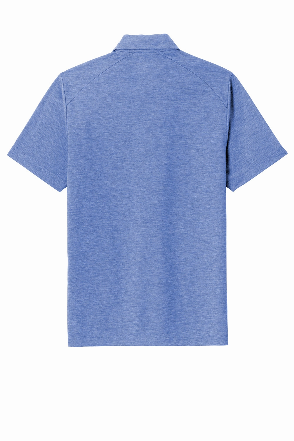 Sport-Tek Mens Moisture Wicking Short Sleeve Polo Shirt - Heather True Royal Blue
