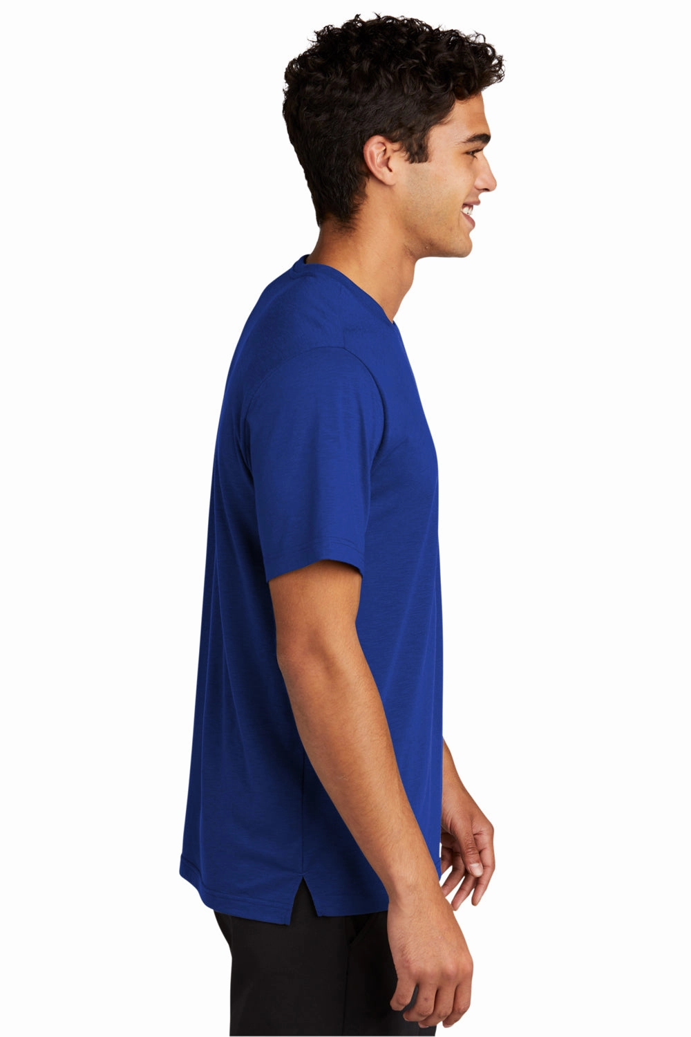 Sport-Tek Mens Strive Moisture Wicking Short Sleeve Crewneck T-Shirt - True Royal Blue